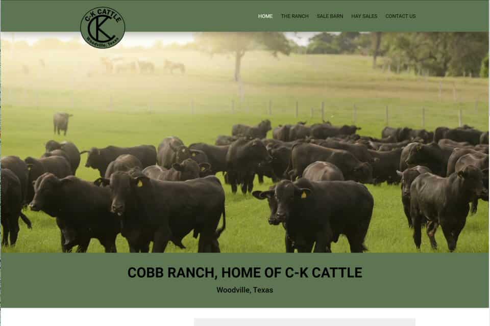 Cobb Ranch, Home of C-K Cattle by Dreams 2 Reality Custom Homes