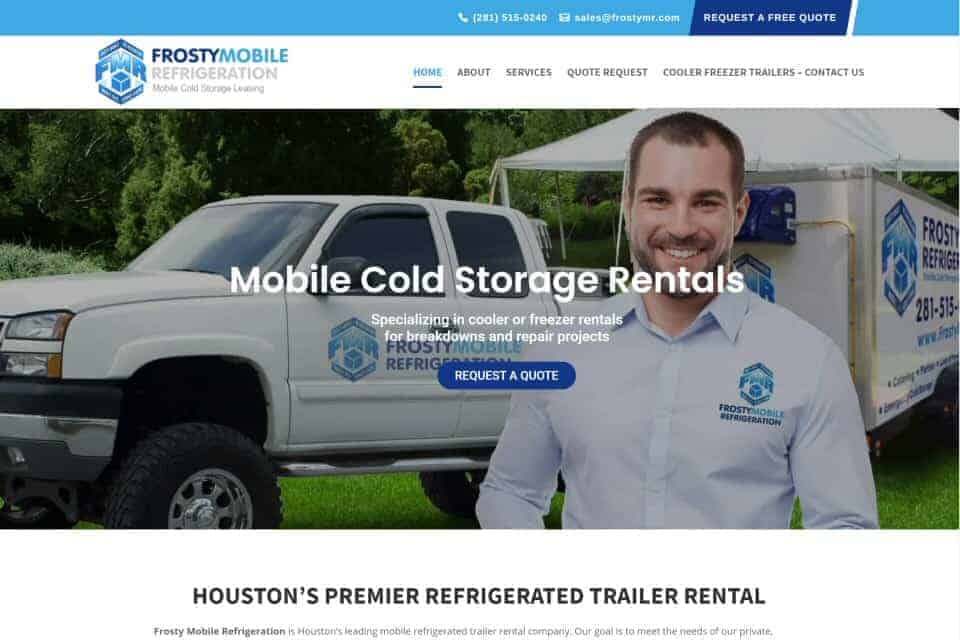 Frosty Mobile Refrigeration by Dreams 2 Reality Custom Homes
